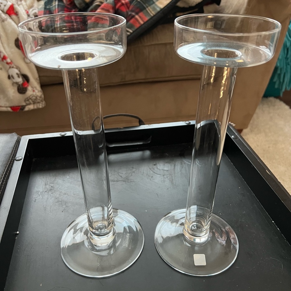 Partylite Jar and Pillar Holder Pair